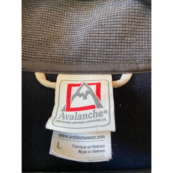 Men's Blue Avalanche Soft Shell Jacket, Size L - Picture 6 of 7